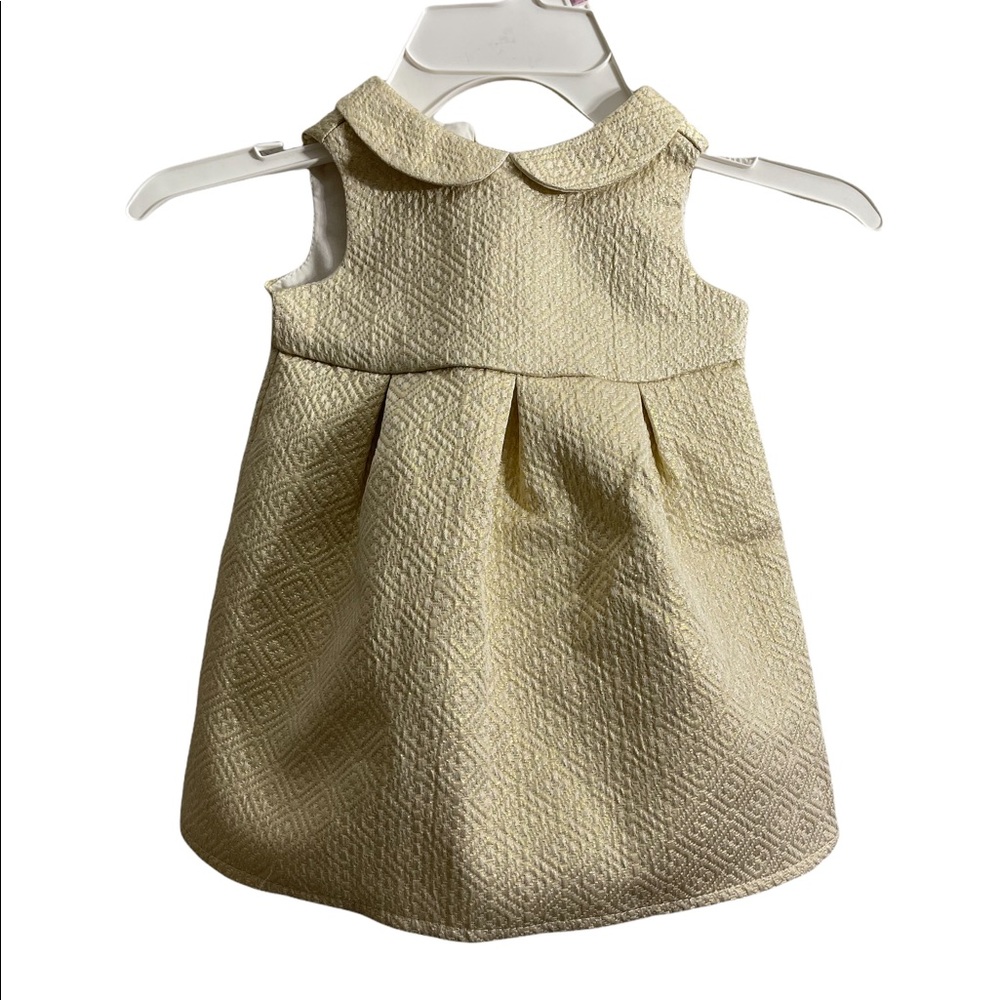 Target Gold Dress NWOT Sz. 3-6m Girls